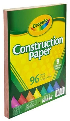 Crayola 99-3000 96Sheet Construct Paper - Quantity 4