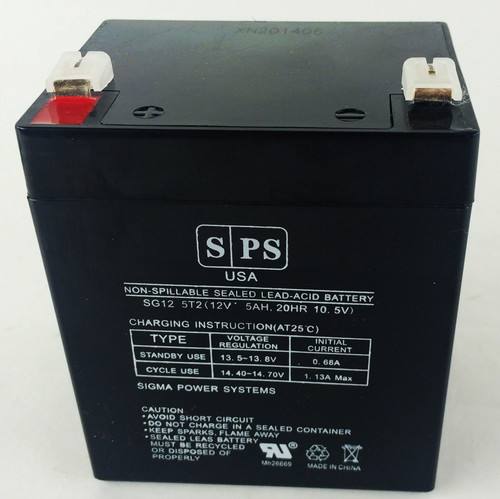 SPS 12v 5Ah Ritar RT1250, RT 1250 UPS Replacement Battery Brand