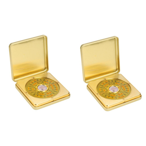 NOLITOY 2pcs Chinese Feng Shui Compass Ancient Chinese Compass Chinese Ancient Compass Square Compass Outdoors Gifts Feng Shui Pan Gifts for Camping Pan Compass Backpack Alloy Child Field NOLITOY 2pcs Chinese Feng Shui Compass Ancient Chinese Compass Chinese Ancient Compass Square Compass Outdoors Gifts Feng Shui Pan Gifts for Camping Pan Compass Backpack Alloy Child Field