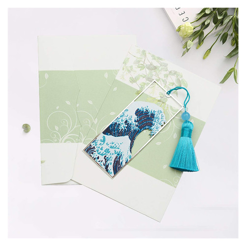 LUCBEI book mark Metal Bookmarks ?Exquisite Tassel Bookmarks Handmade Reading Page Markers for Book, for Reader Writers bookmarks