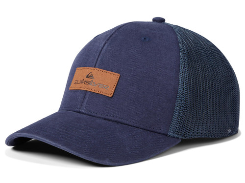 Quiksilver Men's Down The Hatch Snapback Trucker Hat, Naval Academy 233