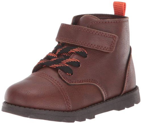 Carter's Boys's Andres Ankle Boot, Brown, 5