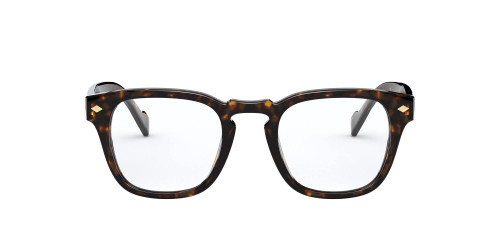 Vogue Eyewear Men's VO5331 Square Prescription Eyewear Frames, Dark Havana/Demo Lens, 47 mm