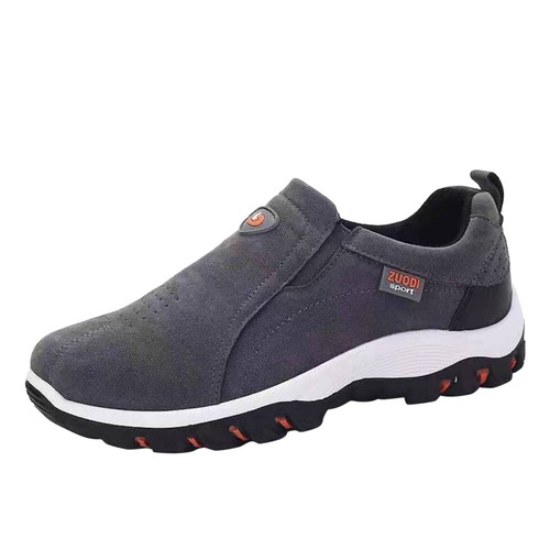 VKVWIV Hiking Shoes Men Men's Hiking Shoes Low Waterproof Hiking Trekking Trail Shoes for Men Non-Slip Breathable Sneakers Lightweight Walking Shoes?Grey,10.5