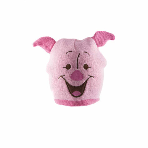Disney Winnie The Pooh Piglet Face Beanie Hat Pink, Pink, One Size