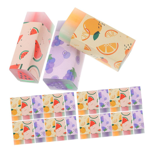 MAGICLULU 36pcs Sandwich Eraser Cartoon Eraser Small Jelly Erasers Drawing Eraser Writing Erasers Kids Erasers Arts Eraser Erasers for Classroom Pencils Office Supplies PVC Student No Trace
