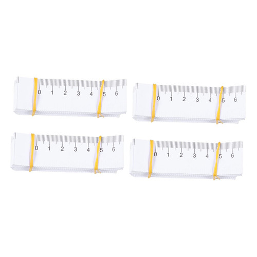 Uonlytech 200 Pcs 1 Meter Long Paper Measuring Tape Measure Ruler Measurement Tape Waist Measuring Tape Small Tape Measure Measuring Tape Paper Ruler Precision Disposable Paper Child