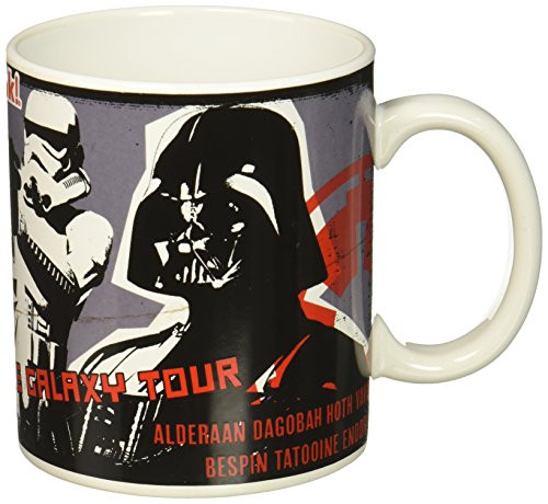 Zak Designs SWRR-8720 Star Wars Ep4 Ceramic Mug, Jumbo, Multicolor