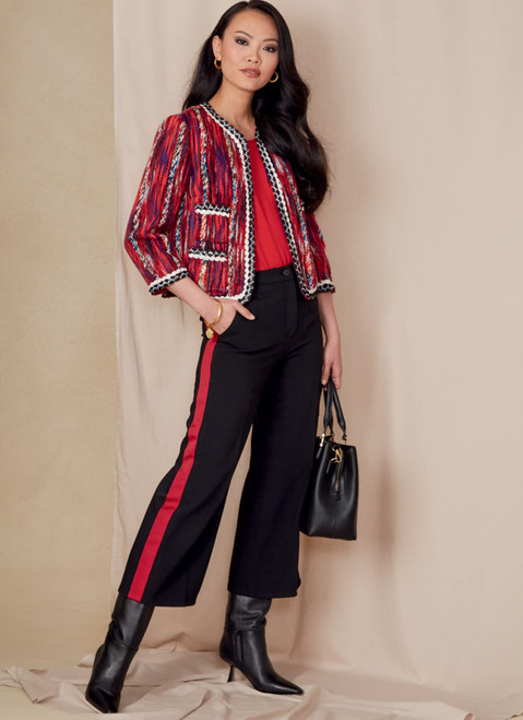 Vogue Misses' Fitted Jacket and Pants Sewing Pattern Kit, Code V1830, Sizes 8-10-12-14-16, Multicolor Vogue Misses' Fitted Jacket and Pants Sewing Pattern Kit, Code V1830, Sizes 8-10-12-14-16, Multicolor