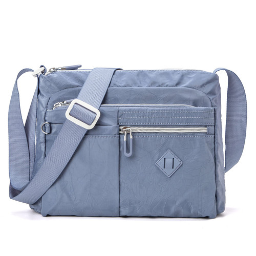 ETidy Crossbody Bag For Women Waterproof Lightweight Casual Shoulder Handbag Purse Bookbag (Blue)