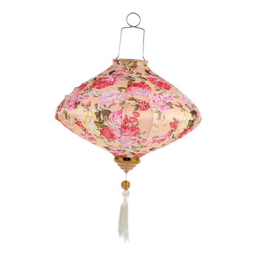 BUTIFULSIC Decor Holiday Chinese Lantern Antique Lantern for Garden Chinese Lanterns Holiday Antique Lantern Charm Chinese Lantern Mid-Autumn Antique Lantern Iron Wire Outdoor Calico