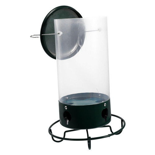Toddmomy Squirrel-Proof Garden Feeder Parrot Hanging Feeder Terrarium rotatable Birdcage Automatic Bird Food Birds Bird Feeder Metal Bird Food Container Container Birds Feeding Tool