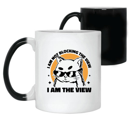Cat Lover Gift Sunglasses Quote Design Great Gift for Cat Lovers 11oz 15oz Color Changing Mug
