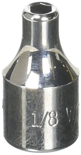Williams M-604  1/4 Drive Shallow Socket, 6 Point, 1/8-Inch