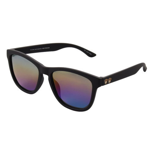 Foster Grant Unisex Monkey Tahiti Polarized Sunglasses, Black, 50 US