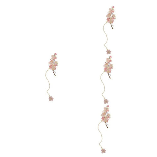STOBOK 4pcs Flower Bookmark Gift for Students Bulk Bookmarks Book Markers Bookmarks Bulk Vintage Bookmark Cute Bookmarks Book Marks Decor Books Bookmarks Adornments Metal Gift Bag Piano