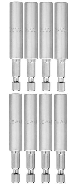 Dewalt DW2045B 3" Magnetic Replacement, Screwgun Bit Tip Holder #619773-02 (8 Pack)