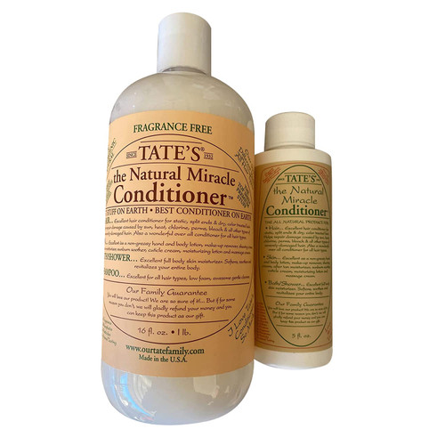Tate's Natural Miracle Conditioner (16 fl oz with FREE 1 Pack 5 FL OZ)