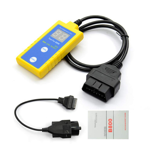 Yuekuzap Scan Tool, B800 Battery Registration Tool Compatible with BMW E36 E46 E34 E38 E39 Z3 Z4 X5, SRS Light Reset