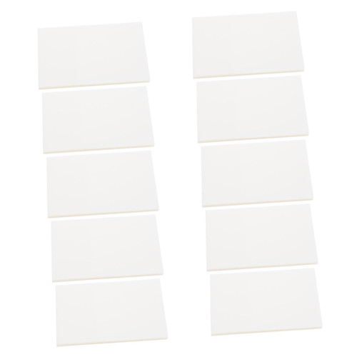 VILLCASE 30 Pcs Bookish Items Clear Memo Sticker Sticky Message Note Reusable Memo Stickers Pocket Note Pad Transparent Note Pads Note Paper White Small Office The Pet