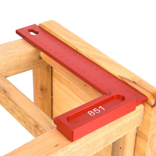 BstXqty 200mm Right Angle Ruler, L Shape Square Ruler,Right Angle Ruler, Multi Function Aluminum Alloy 90 Degrees Measuring Ruler(851)