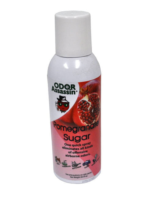 Odor Assassin Mist Pomegranate Sugar Scent Odor Eliminator 8 oz Liquid