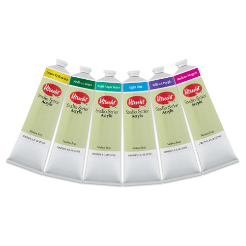 Utrecht Studio Series Acrylic Paint - Phthalo Green, Pint