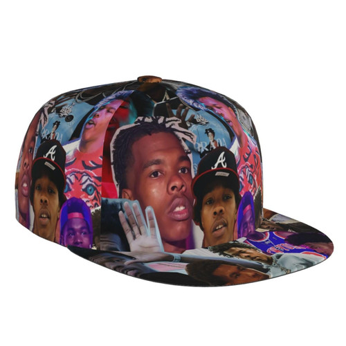 kingscom Lil Rapper Baby Singer Hat Flat-Brimmed Baseball Cap Dad Ball Hat Snapback Hip Hop Cap for Men and Women Black kingscom Lil Rapper Baby Singer Hat Flat-Brimmed Baseball Cap Dad Ball Hat Snapback Hip Hop Cap for Men and Women Black