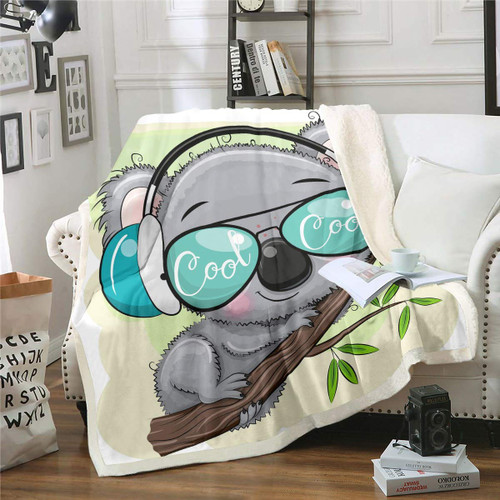 Feelyou Kids Koala Fleece Blanket for Sofa Couch Cute Animal Pattern Sherpa Blanket Cartoon Koala Printed Plush Throw Blanket Tree Branches Decor Fuzzy Blanket Baby 30"x40" Feelyou Kids Koala Fleece Blanket for Sofa Couch Cute Animal Pattern Sherpa Blanket Cartoon Koala Printed Plush Throw Blanket Tree Branches Decor Fuzzy Blanket Baby 30"x40"