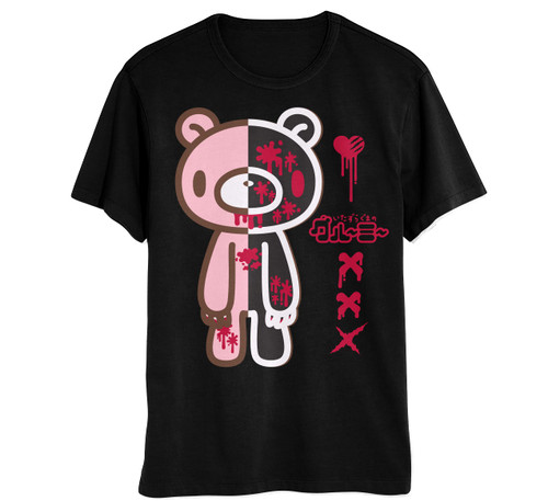 Isaac Morris Limited Gloomy Bear Mori Chack Art Division Men's and Women's Short Sleeve Tees, Unisex T-Shirts (Division Black, Large)