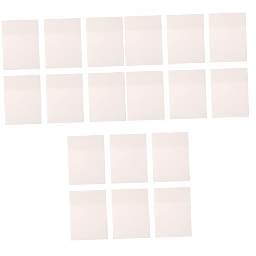 NUOBESTY 18 pcs Clear Adhesive memo Sticker Sticky Page Marker memo Note Stickers Message Notes Sticky Mini Notepad Transparent memo Notes Student The pet
