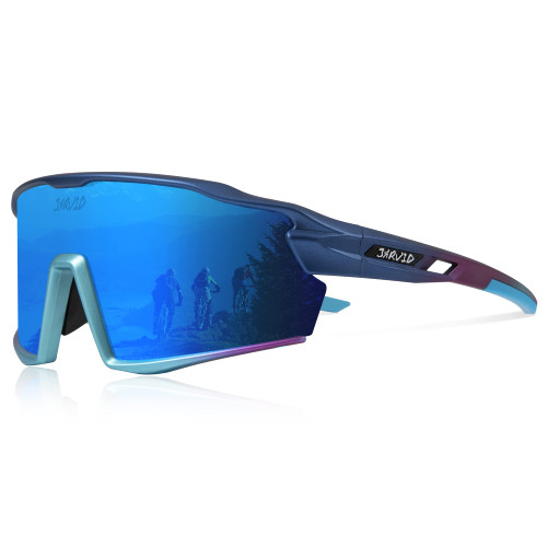 JARVID Polarized Cycling Glasses with 4 Interchangeable Lenses Sports Sunglasses for Women Men Running Baseball Fishing Driving JARVID Polarized Cycling Glasses with 4 Interchangeable Lenses Sports Sunglasses for Women Men Running Baseball Fishing Driving