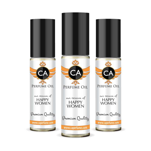 CA Perfume Impression of Clinic Happy Women For Women Replica Fragrance Body Oil Dupes Alcohol-Free Essential Aromatherapy Sample Travel Size Concentrated Long Lasting Attar Roll-On 0.3 Fl Oz-X3 CA Perfume Impression of Clinic Happy Women For Women Replica Fragrance Body Oil Dupes Alcohol-Free Essential Aromatherapy Sample Travel Size Concentrated Long Lasting Attar Roll-On 0.3 Fl Oz-X3