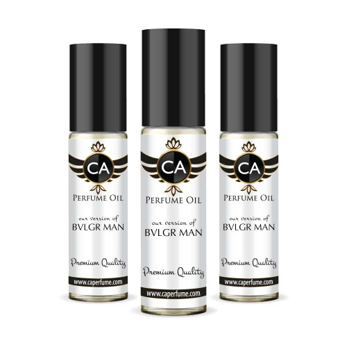 CA Perfume Impression of Bvlg Man For Men Replica Fragrance Body Oil Dupes Alcohol-Free Essential Aromatherapy Sample Travel Size Concentrated Long Lasting Attar Roll-On 0.3 Fl Oz-X3 CA Perfume Impression of Bvlg Man For Men Replica Fragrance Body Oil Dupes Alcohol-Free Essential Aromatherapy Sample Travel Size Concentrated Long Lasting Attar Roll-On 0.3 Fl Oz-X3
