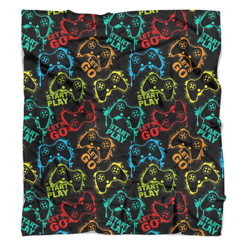 Gaming Blanket for Boys Gamer Gifts Super Soft Throw Blanket Christmas Birthday Gifts for Kids Gamer Teens Teenage Boys Son Grandson