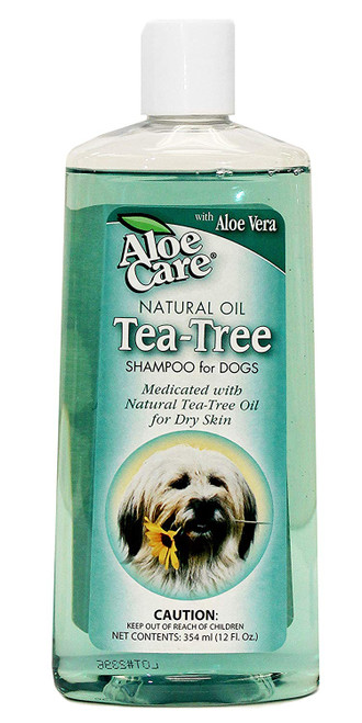 Aloe Care Natural oil Tea Tree Dry Skin Shampoo with Aloe Vera - 12oz