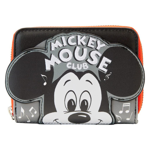 Loungefly Disney 100th Anniversary Mickey Mouse Club House Zip Around Wallet
