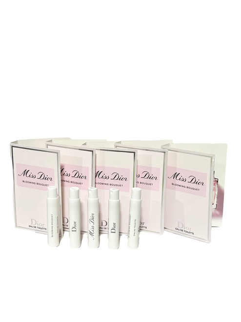 Christian Dior Miss Dior Blooming Bouquet Eau De Toilette 0.03 Ounce x 5