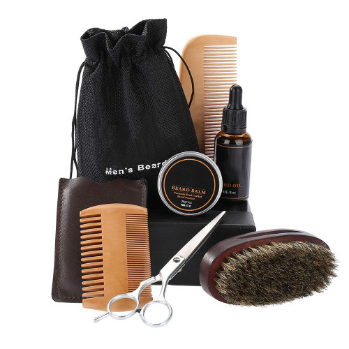 Mustache Care Tool,Beard Brush & Beard Comb Set w/Beard Scissors Grooming Kit, Beard Brush For Men Natural Boar Bristle Beard Brush Men's Beard Brush Boars Hair Beard Brush Great for Mustaches(6pc) Mustache Care Tool,Beard Brush & Beard Comb Set w/Beard Scissors Grooming Kit, Beard Brush For Men Natural Boar Bristle Beard Brush Men's Beard Brush Boars Hair Beard Brush Great for Mustaches(6pc)