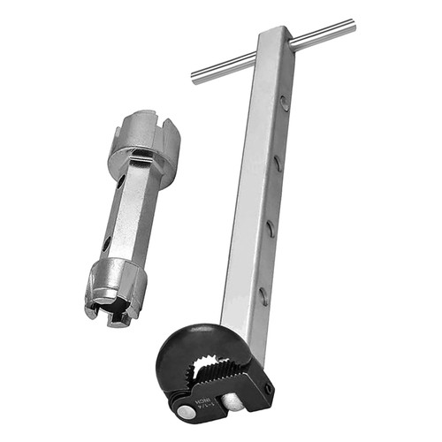 WeiLaiKeQi Telescoping Basin Wrench and Tub Drain Remover Wrench Adjustable Jaw Extendable Handle for Tight Space