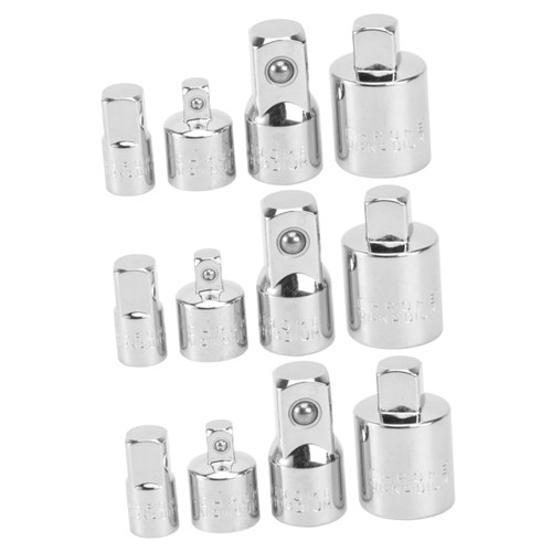 Angoily 12 pcs wrench sleeve drill bit extension Socket set extention wrench Drill set Metric system socket adapter Big fly Adapter socket wrench adapter set suite lengthen adapter