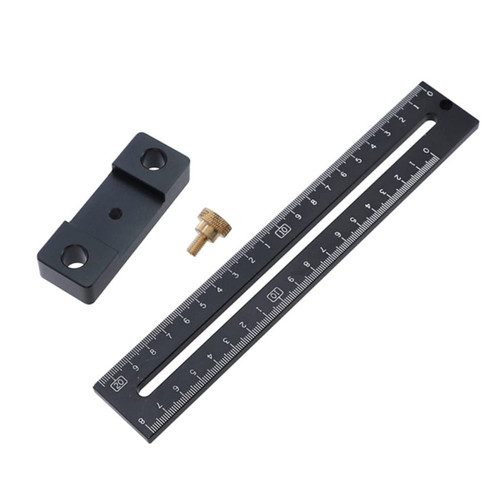 DOITOOL Line Marking Gauge Line Marking Gauge DIY Measuring Tool Crossed-Out Tool Line Drawing Marking Gauge Scribe Ruler Metric System Scribing Ruler