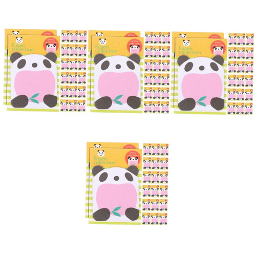 NUOBESTY 80 Pcs Animal Sticky Notes Custom Sticky Notes Animal Pattern Memo Pad Writing Pads Animal Stickers Self-Adhesive Memo Stickers Memo Pads Paper Office Multifunction Writing Board