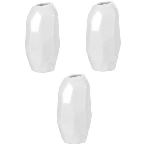 Yardwe 3pcs Ceramic Vase Moden Vase Porch Vase Ceramic Flower Vase Aesthetic Vase Hydroponic Planter Desktop Vase White Decor Simple Flowerpot Ceramics Flower Arrangement Container Yardwe 3pcs Ceramic Vase Moden Vase Porch Vase Ceramic Flower Vase Aesthetic Vase Hydroponic Planter Desktop Vase White Decor Simple Flowerpot Ceramics Flower Arrangement Container