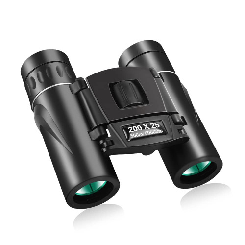 HEJUNHUPAN HD Binoculars 50000M Professional Binoculars,200x25, Portable Folding Binoculars, Low Light Night Vision Telescope (Size : 100x22 No Holder)