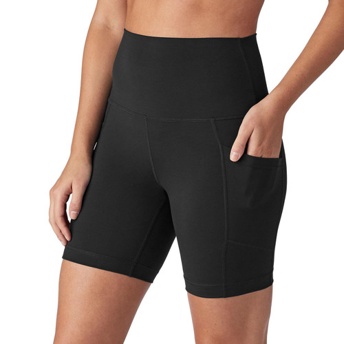 Member's Mark Ladies Everyday High Rise Bike Short (US, Alpha, X-Large, Regular, Regular, Black)