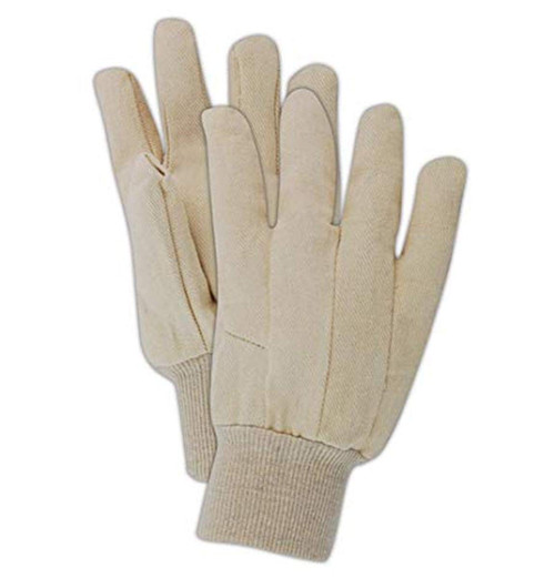 MAGID T103J MultiMaster 10 oz. Clute Pattern Wing Thumb Canvas Gloves, Natural, Men's Jumbo (Fits XL) (24 Pairs)
