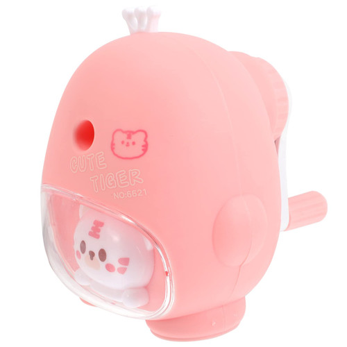 STOBOK 3pcs Pencil Sharpeners Handheld Sharpener Girl Sharpeners Pencils Sharpening Tool Handheld Pencil Sharpener Sharpening Too for Pencils Pupils Cartoon Metal Stationery