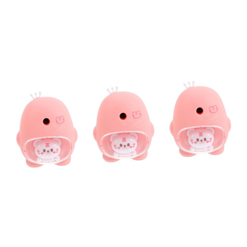 TEHAUX 3pcs Pencil Sharpeners Handheld Sharpener Sharpening Too for Pencils Handheld Kids Sharpener Pupil Sharpener Small Sharpener School Supplies Plastic Child Cartoon
