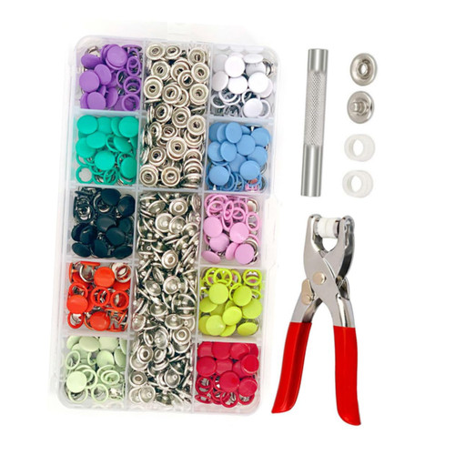 EXCEART 1 Set Five Claw Buckle Grommets Snap Fastener Snap Fastener Pliers Snap Fasteners Kit Sewing Snap Buttons Metal Prong Snaps Clothes Snap Buttons Resin Baby Clothing Press Alloy